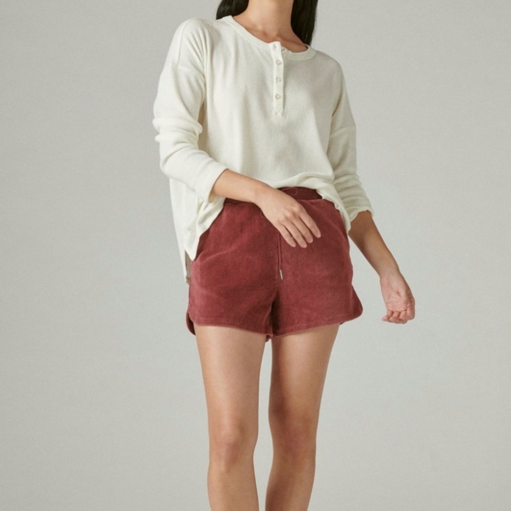 Lucky Brand Cloud Rib Henley